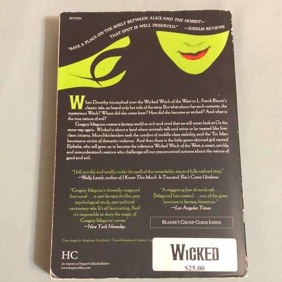 WICKED Paperback Book 2004 Revised with Photos Wicked Witch of the West - Picture 2 of 6